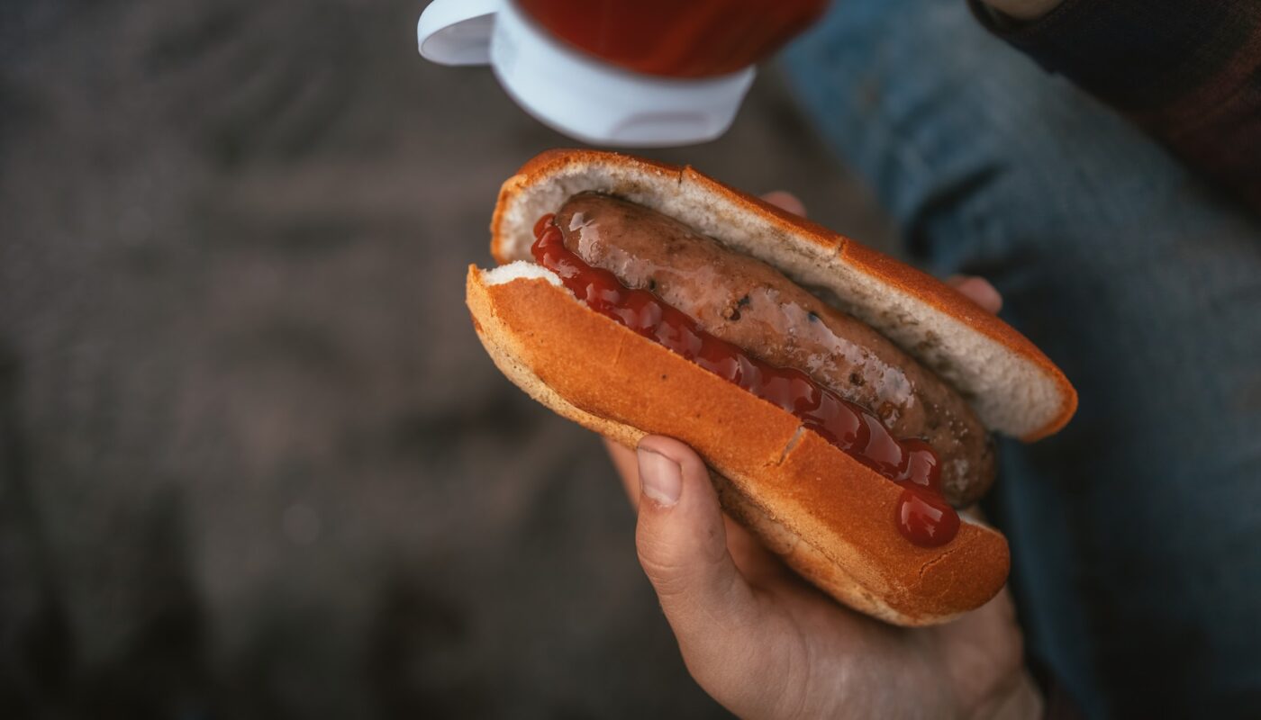 Image Featuring The Process Of Grilling Hot Dogs Following Our Hot Dog Grilling Tips.