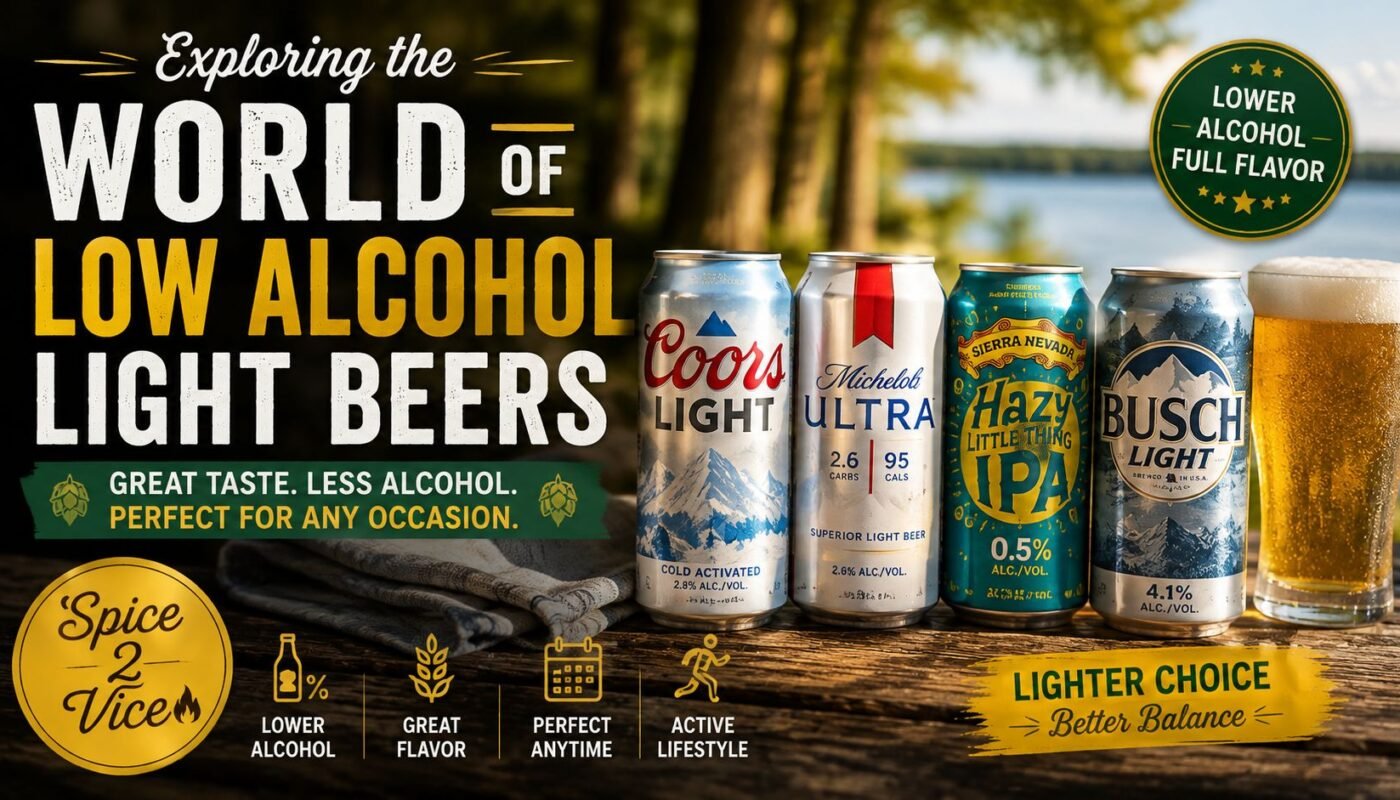 Low Alcohol Light Beers