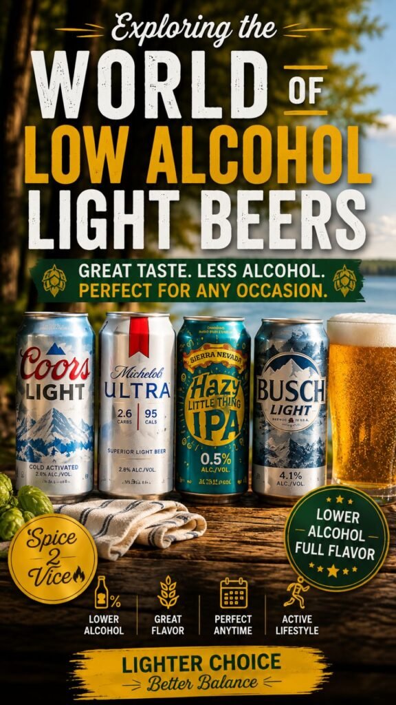 Low Alcohol Light Beers Pin