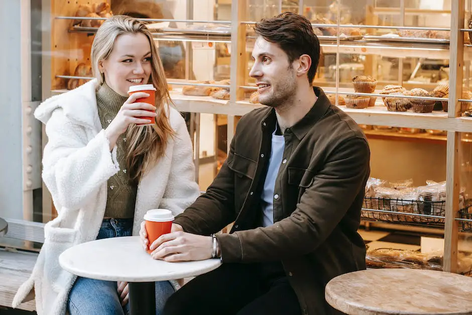 A Couple Having A Positive Conversation On A First Date, Showing A Cheerful And Engaging Ambiance.