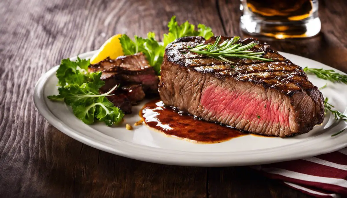 Image Of A Delicious Steak Dish Served At Saltgrass Steak House In Baton Rouge