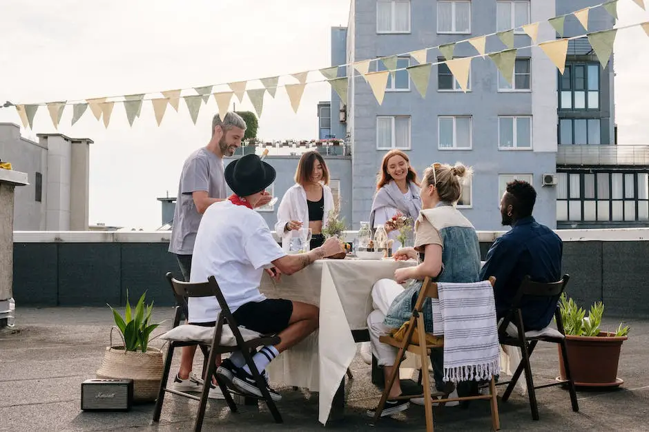 A Group Of Friends Enjoying A Vegan Dinner Party Around A Beautifully Set Table