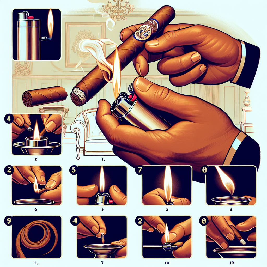 Master The Art Of Properly Lighting A Cigar