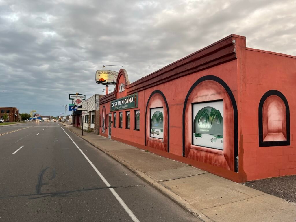 A Building With Windows On The Side Of It