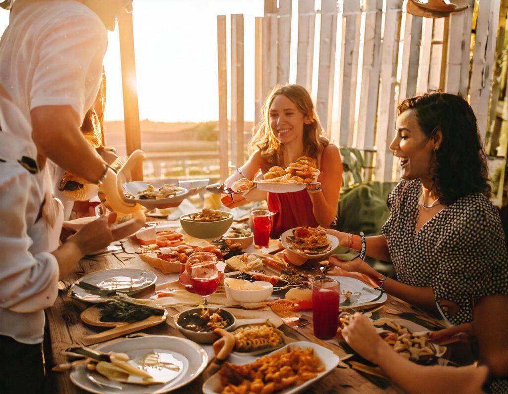 Eating At Evening