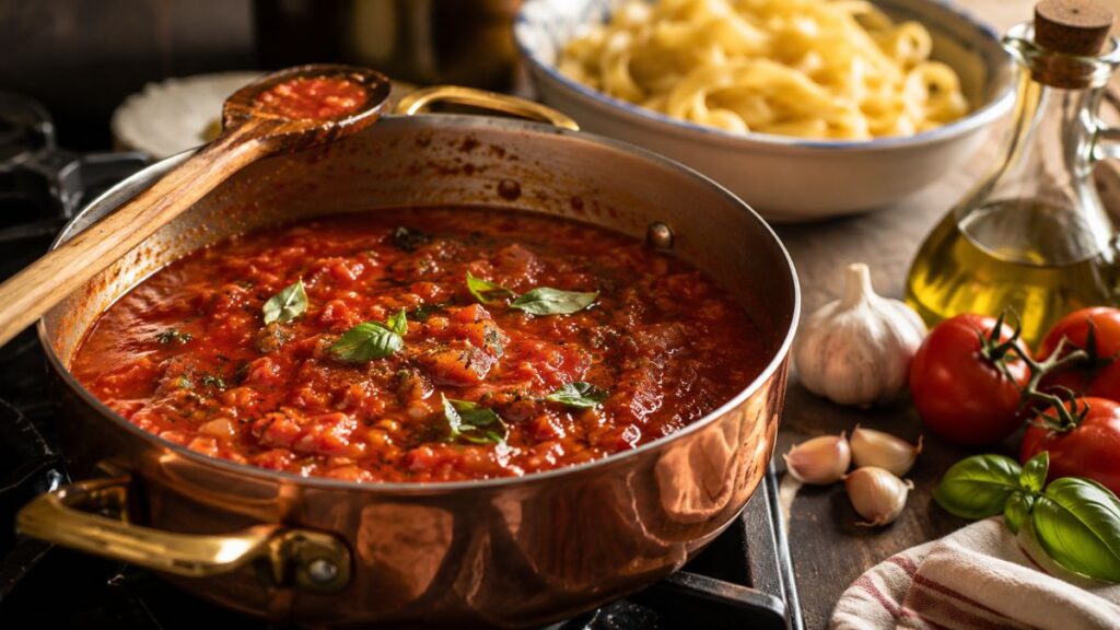 Pasta Sauce With Fresh Ingredients