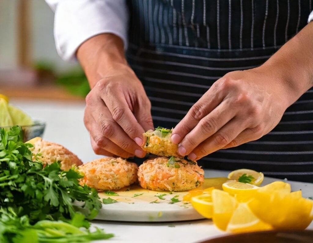 Making Crab Cakes