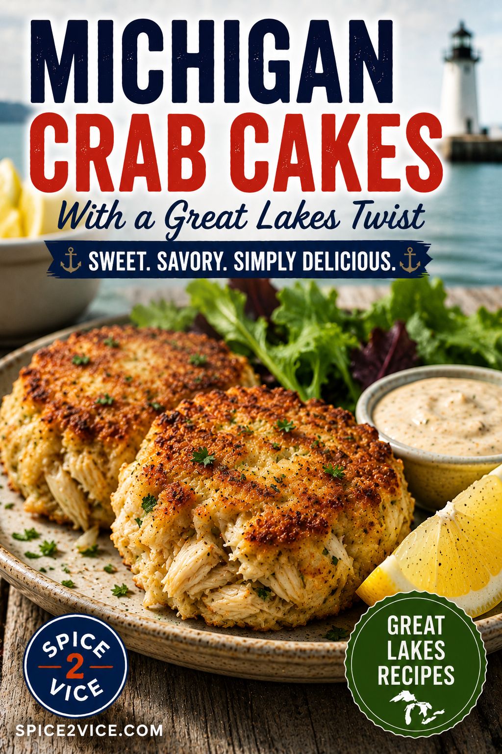 Michigan’s Take On Coastal Delights: Crab Cakes With A Great Lakes Twist