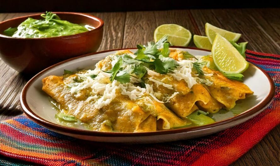 Green Chicken Enchiladas: A Classic Yummy Dish Gets A Modern Twist – Recipe