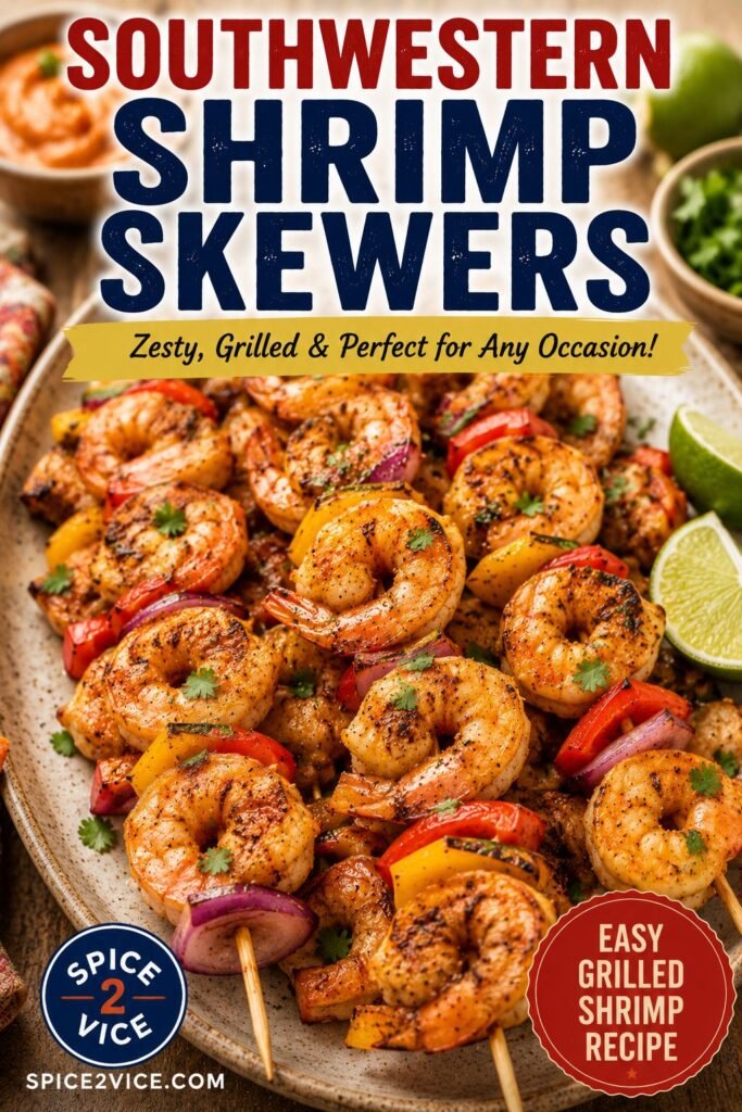 Grilled Shrimp Skewers With Vegetables