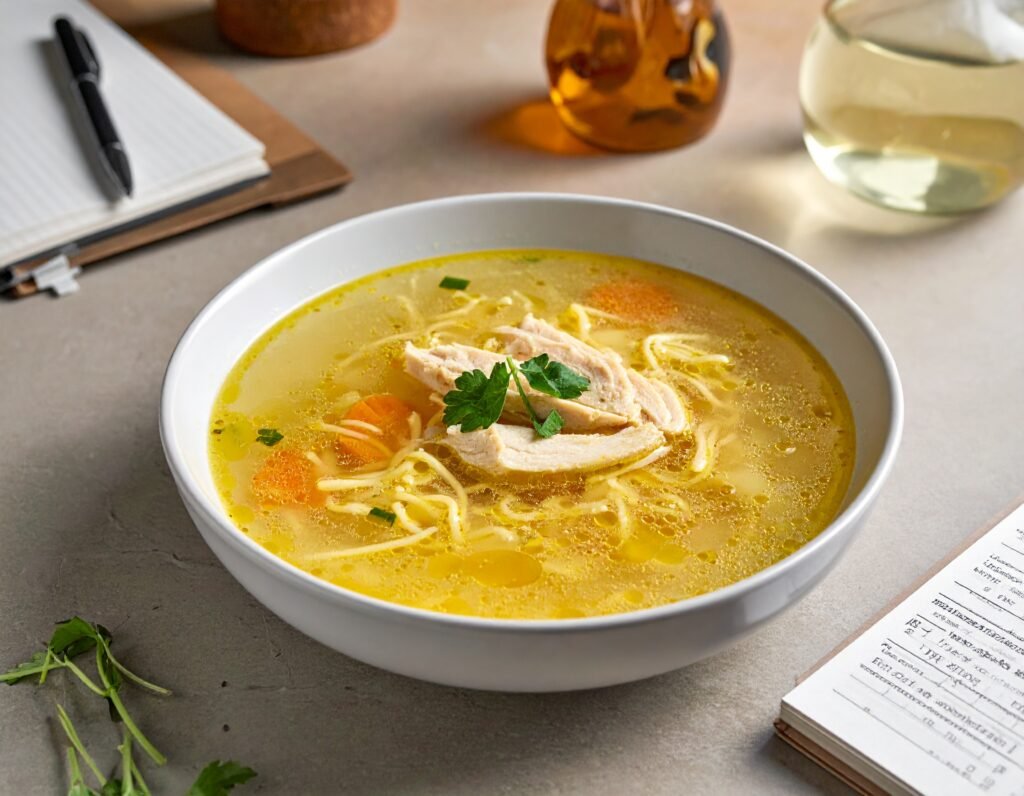 Bowl Of Chicken Noodle Soup