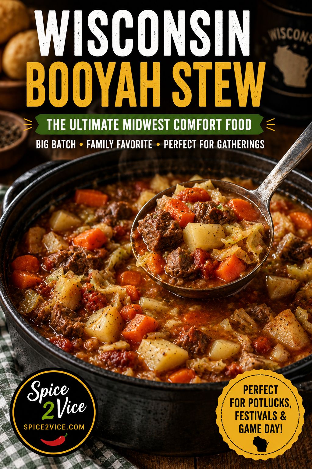 #1 Wisconsin Booyah Stew Recipe For Church Festivals