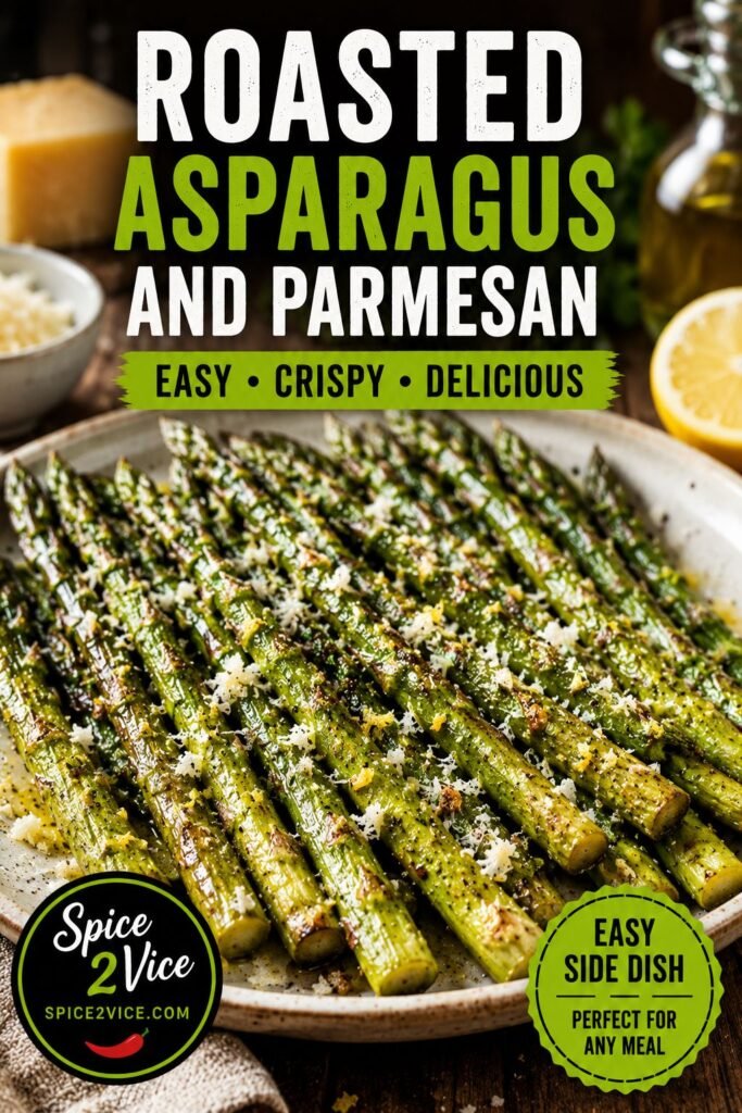 Crispy Roasted Asparagus With Parmesan