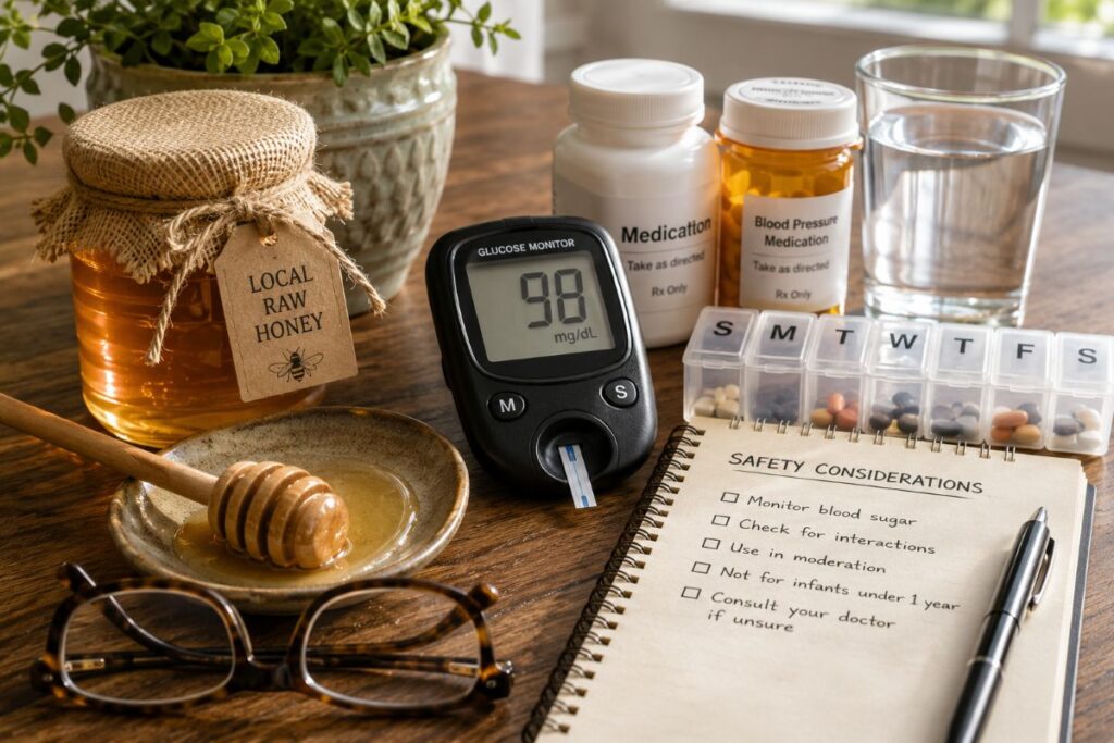 Health Monitoring With Honey And Medications