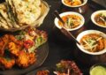 Delicious Indian Cuisine With Naan.