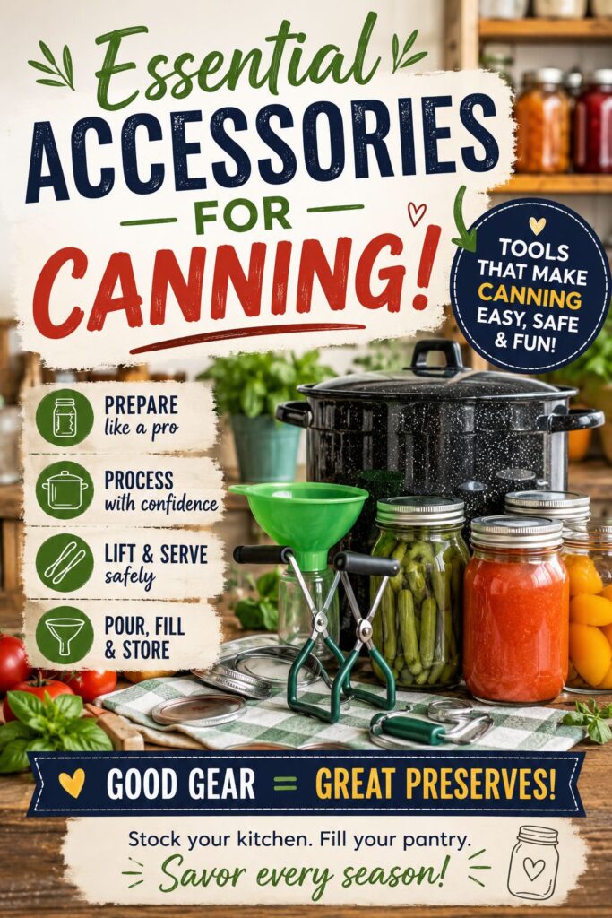 Canning Accessories And Tips For Beginners.