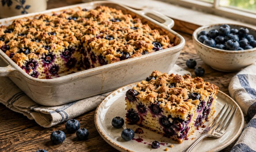 Blueberry Buckle Recipe – Easy Great Lakes Summer Dessert