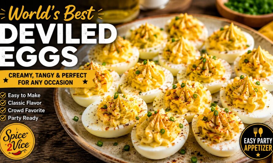Best Deviled Eggs Recipe 6 Step Easy, Creamy And Crowd-Pleasing