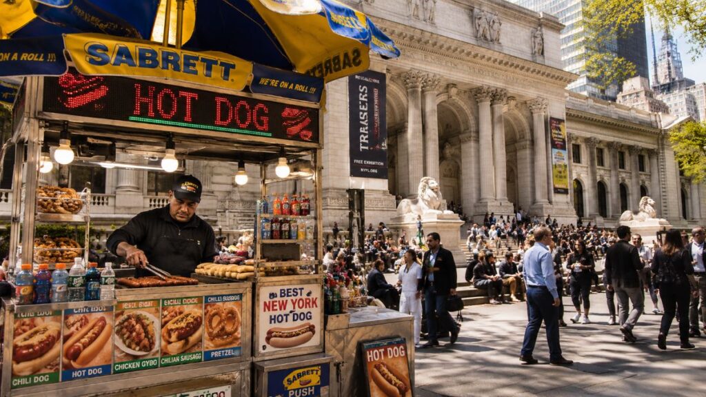 New York Hotdog Vendor