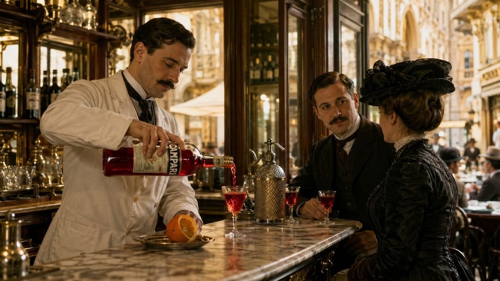 Campari At A Bar
