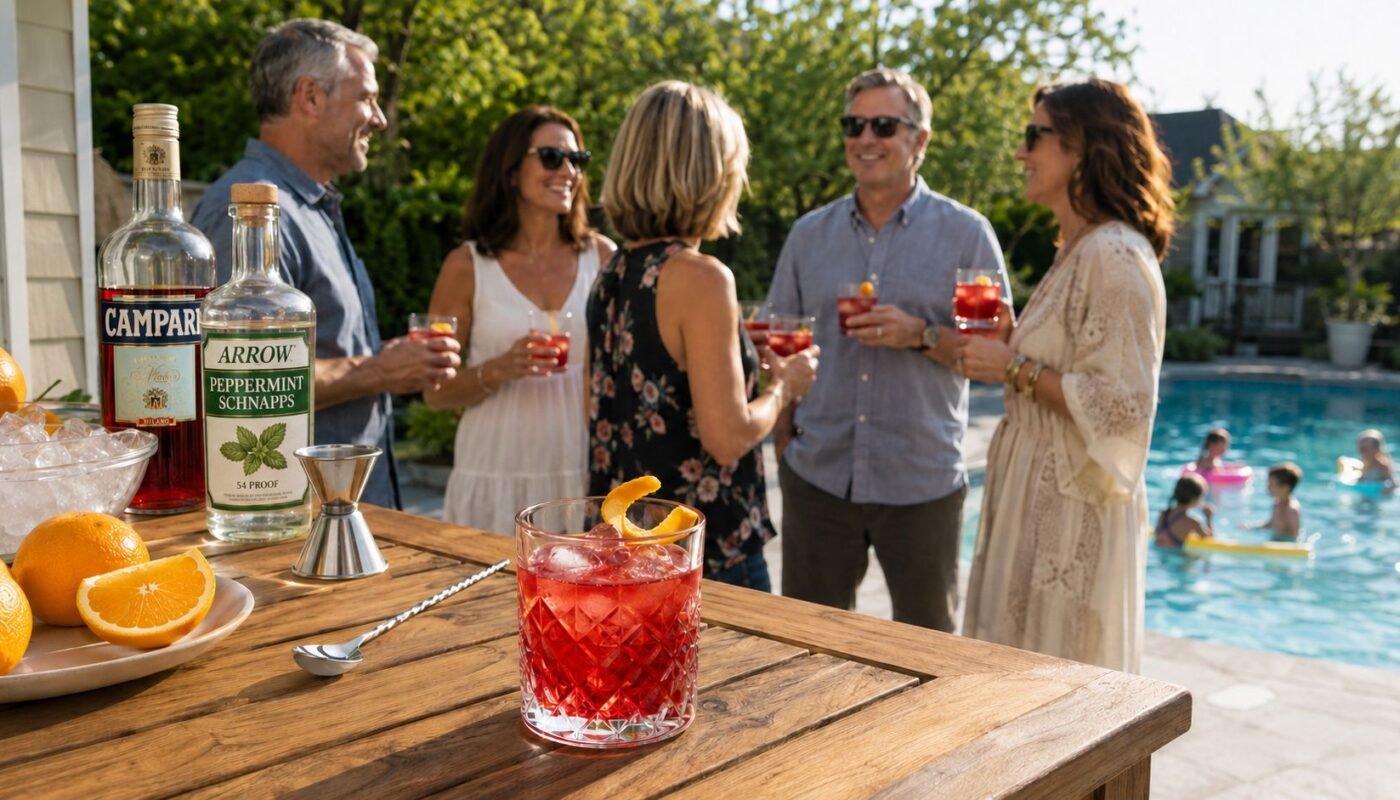 Scarlet Aftermint Cocktail