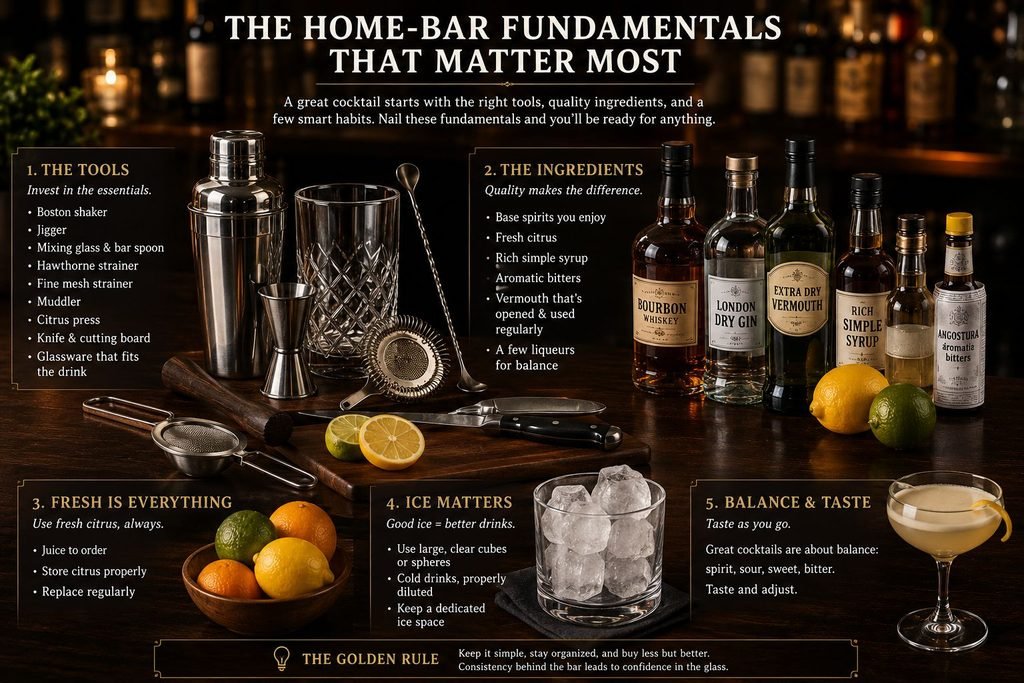 The Home-Bar Fundamentals That Matter Most