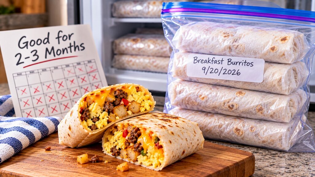 Frozen Breakfast Burritos With Expiration Date