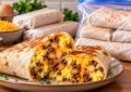 Delicious Breakfast Burritos With Fillings