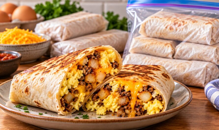 A Michigan Favorite – Make-Ahead Frozen Breakfast Burritos – Recipe, Freezing Guide And Cost Comparison