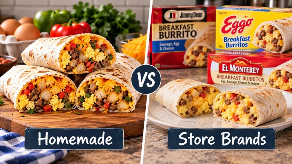 Homemade Burritos Versus Store Brand Options