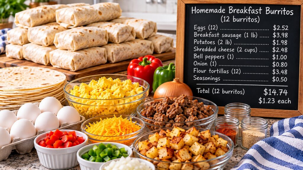 Cost Of A Frozen Breakfast Burrito